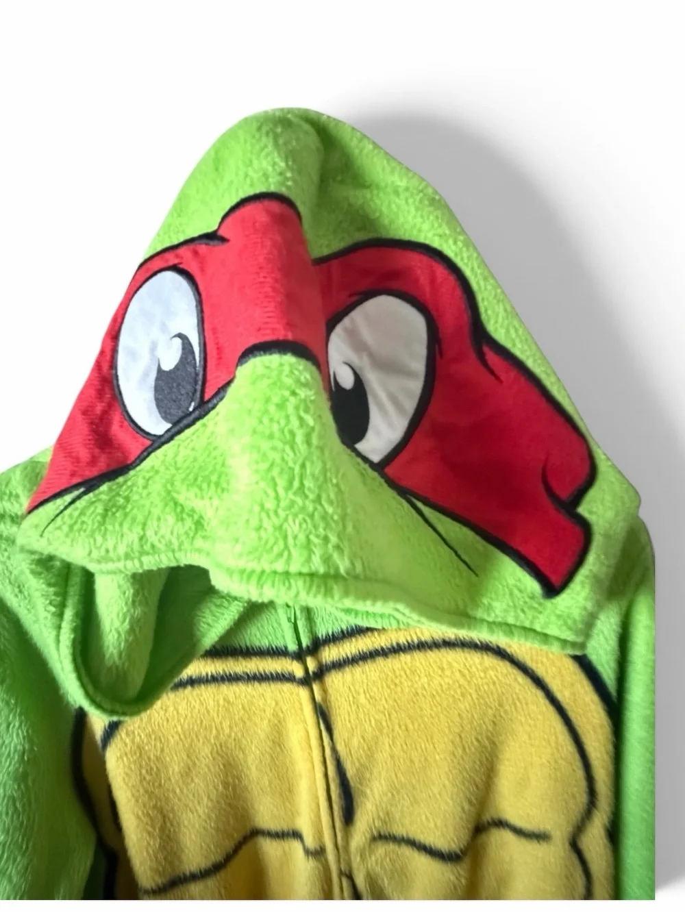 Teenage Mutant Ninja Turtles One Piece Pajamas Size L 12-14 Union Suit Costume
